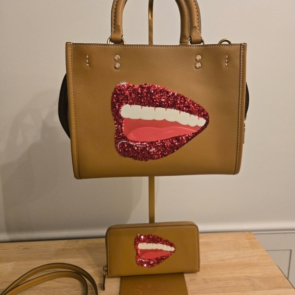 Coach Handbags - Coach x Tom Wesselmann Rogue 25